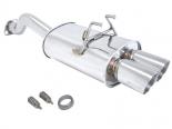 Megan Racing OE RS Series Catback Exhaust System with 4inch Dual Stainless Rolled Tip Honda Civic 12-15